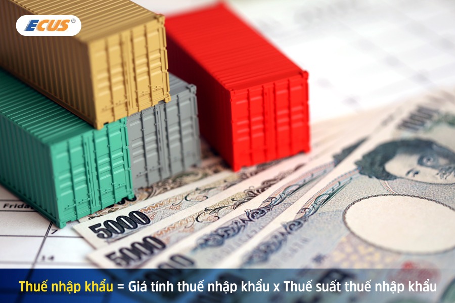 Cách tính thuế nhập khẩu. 