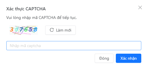 Xác thực Captcha