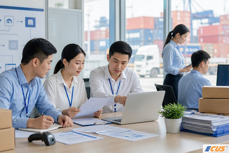 Mô hình thông quan tập trung đòi hỏi doanh nghiệp chuẩn hóa dữ liệu và hồ sơ trước khi truyền tờ khai.