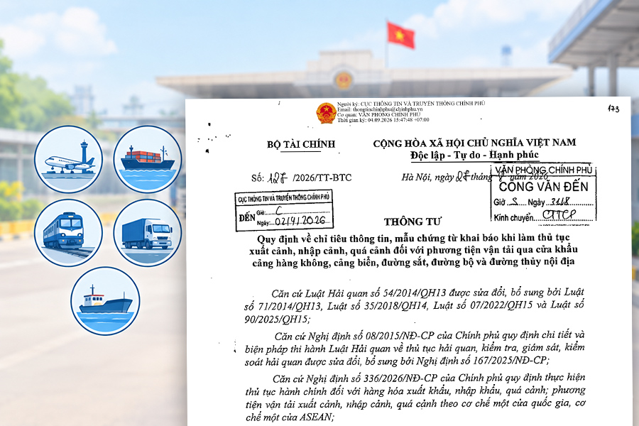 Thông tư 127/2026/TT-BTC ban hành ngày 27/08/2026.