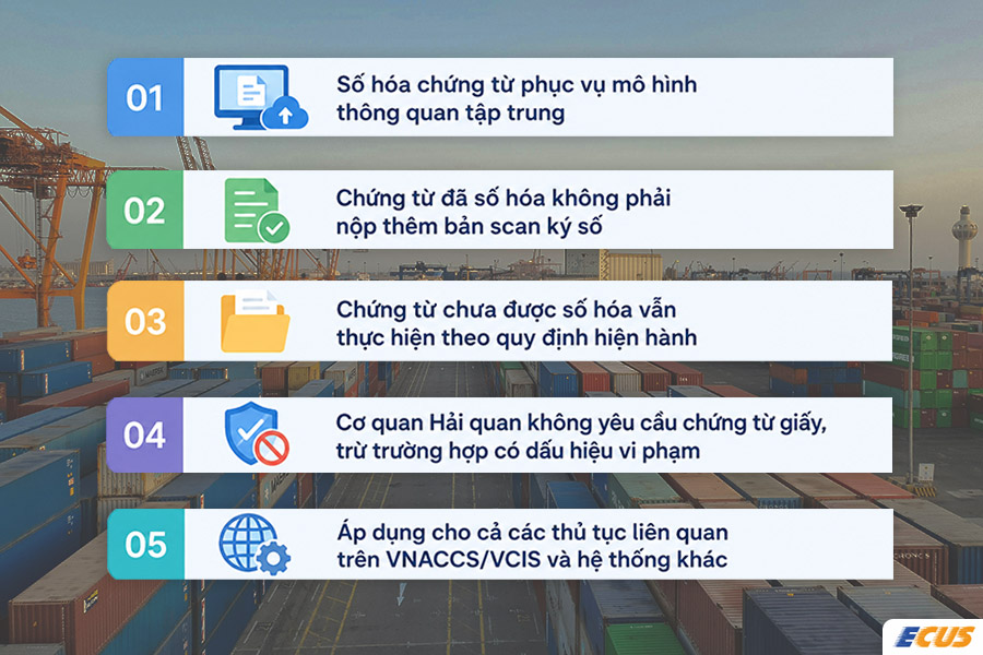 05 thay đổi liên quan đến hồ sơ hải quan điện tử từ 01/6/2026.