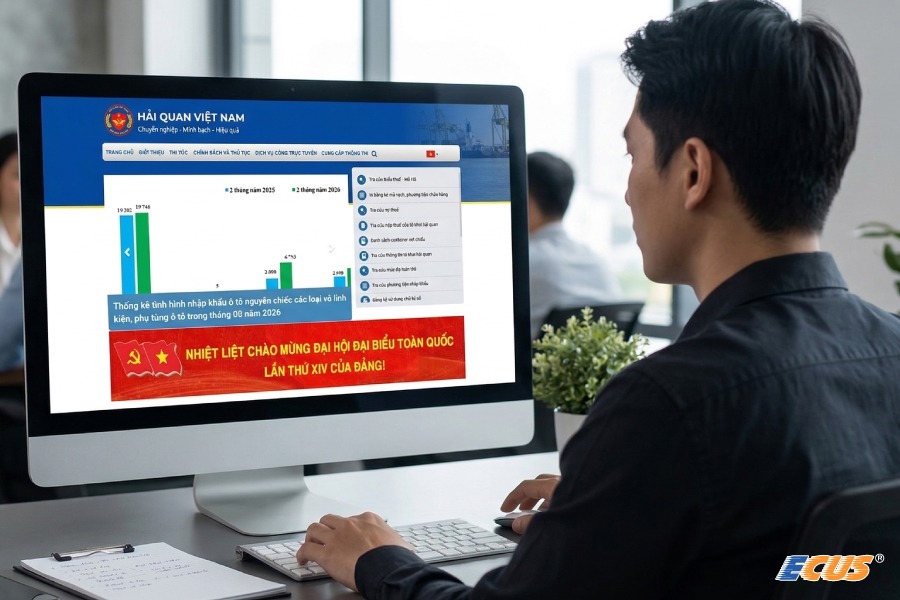 Đăng ký lại chữ ký số với hệ thống VNACCS/VCIS để tiếp tục khai hải quan điện tử.