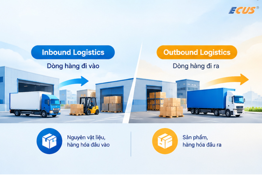 Điểm giống và khác nhau giữa Inbound Logistics và Outbound Logistics