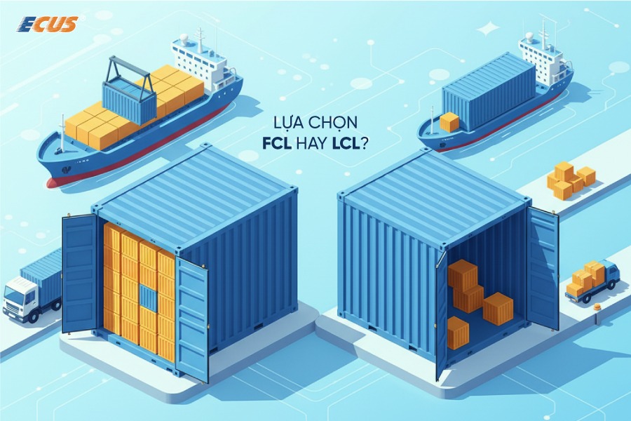 Nên lựa chọn phương thức vận chuyển FCL hay LCL