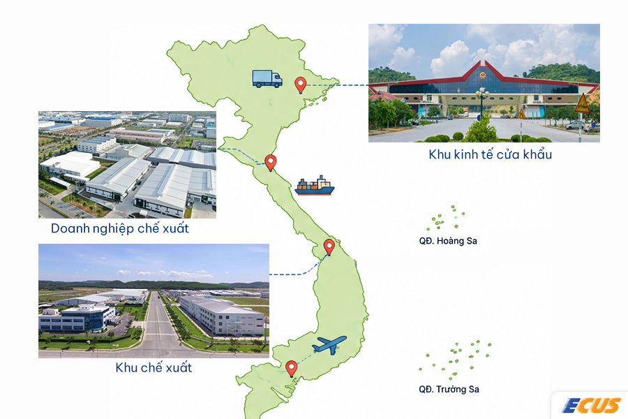 03 loại hình khu vực phi thuế quan phổ biến tại Việt Nam.