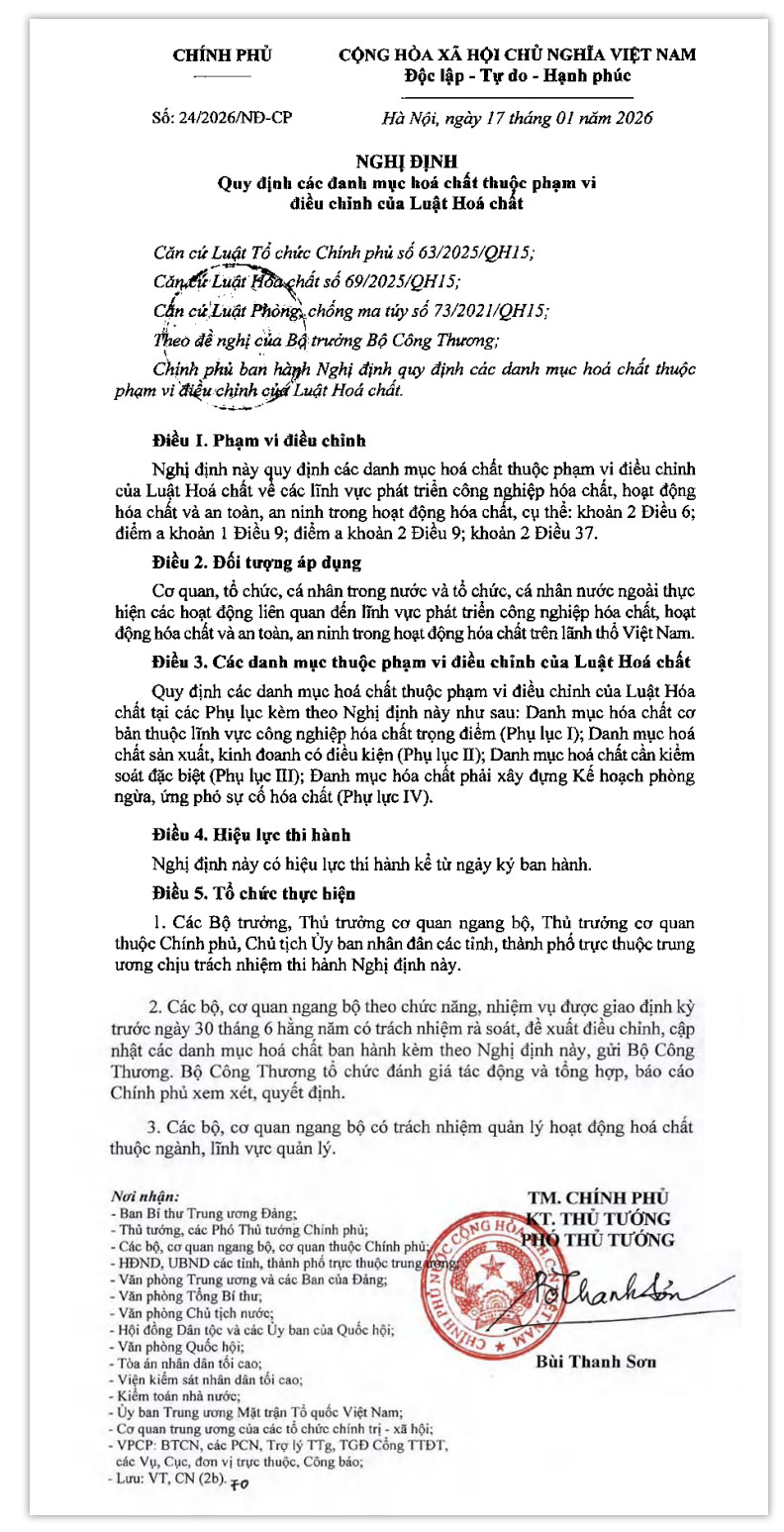 Nghị định số 24/2026/NĐ-CP