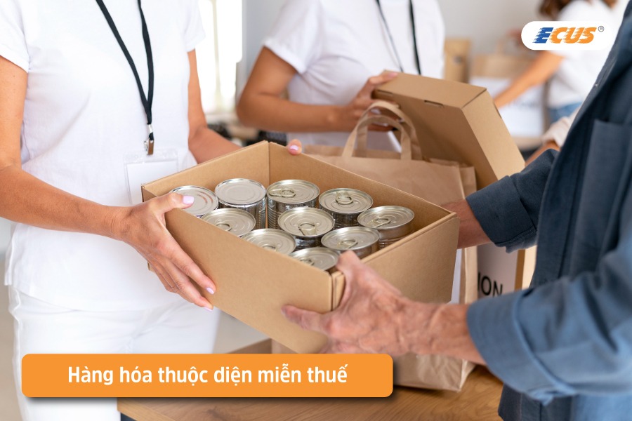 Có nhiều loại hàng hóa xuất nhập khẩu thuộc diện miễn thuế.