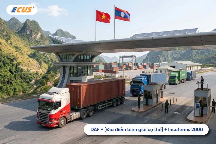 Cách ghi Điều khoản DAF trong hợp đồng.