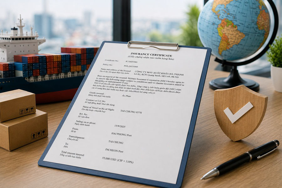 Chứng từ bảo hiểm là gì? Insurance Certificate (IC) trong xuất nhập khẩu