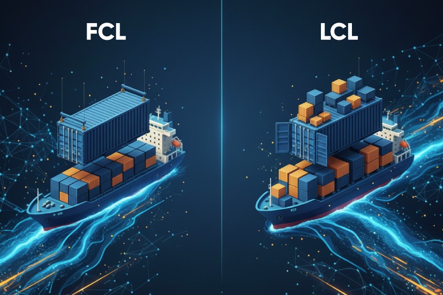Phân biệt hàng vận chuyển FCL và LCL? Chọn FCL, LCL hay kết hợp?
