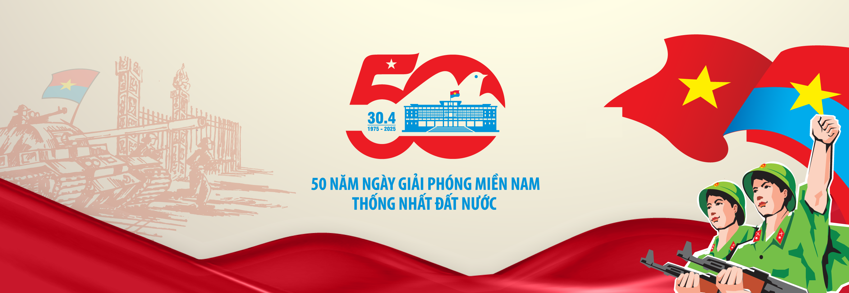 Chào mừng 50 năm ngày Thống Nhất